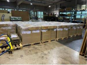 2 Delivery of the first work cases within the 4 Log Bn